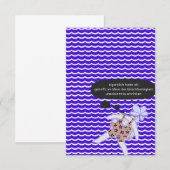 Carte De Remerciements noyés dans la mer d'uniformité (Devant / Derrière)