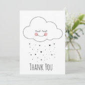 Carte De Remerciements Nuage merveilleux (Debout devant)