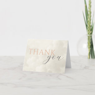 Carte De Remerciements Nuage Neuf nuages Baby showers