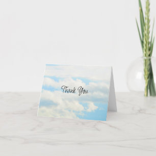 Carte De Remerciements Nuages
