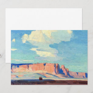 Carte De Remerciements Nuages d'Arizona par Edgar Payne
