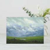 Carte De Remerciements Nuages de dérive par Caspar David Friedrich (Debout devant)