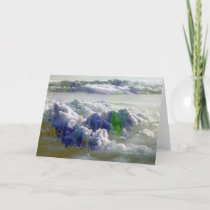 Carte De Remerciements "Nuages mystiques"