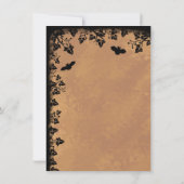 Carte De Remerciements Nuit d'Halloween, Joyeux Halloween ! (Dos)