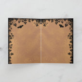 Carte De Remerciements Nuit d'Halloween, Joyeux Halloween ! (Intérieur)