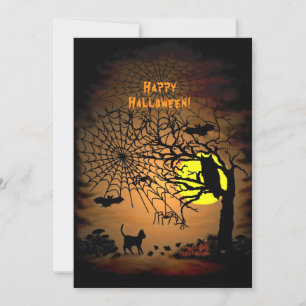 Carte De Remerciements Nuit d'Halloween, Joyeux Halloween !