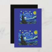 Carte De Remerciements Nuit étoilée (Devant / Derrière)