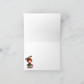 Carte De Remerciements Nuit étoilée Noël (Intérieur)