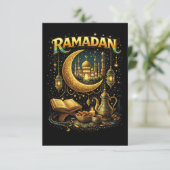 Carte De Remerciements Nuits dorées de Ramadan (Debout devant)