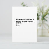 Carte De Remerciements Nurse Definition Card – Funny & Heartfelt  (Debout devant)
