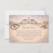 Carte De Remerciements Nurse Pinning Ceremony Graduation (Devant)