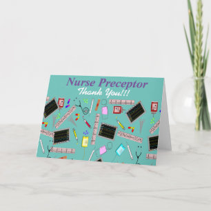 Carte De Remerciements Nurse Preceptor THANK YOU 3