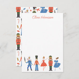 Carte De Remerciements Nutcracker mignon Noël personnalisé
