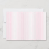 Carte De Remerciements Nutcracker Pink Bow Christmas Birthday Photo (Dos)