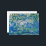 Carte De Remerciements Nymphéas par Claude Monet<br><div class="desc">Claude Monet - Nymphéas,  1916-1919. Oscar-Claude Monet (1840-1926) était un peintre français et fondateur de la peinture impressionniste considéré comme un précurseur clé du modernisme,  en particulier dans ses tentatives de peindre la nature comme il la percevait.</div>