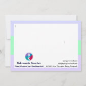 Carte De Remerciements O, Ophtalmologue (Dos)