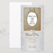 Carte de remerciements occasion spéciale avec phot (Devant / Derrière)