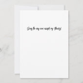 Carte De Remerciements Océan au coucher du soleil (Dos)