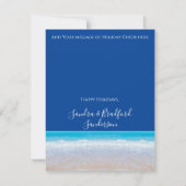 Carte De Remerciements Ocean Blue Beach Photo Arch Seas & Salutations (Dos)