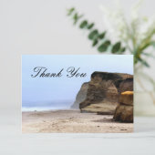 Carte de remerciements Ocean Cliffs (Debout devant)