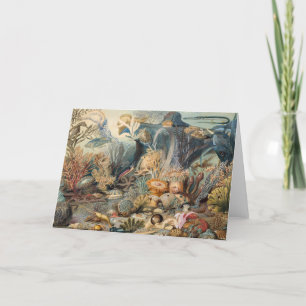 Carte De Remerciements Océan Monde, Sous la mer, Nautique