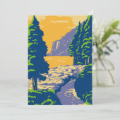 Carte De Remerciements Ocean Path (Debout devant)