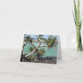 Carte De Remerciements Ocean Through the Trees Folded Greeting Card (Devant)