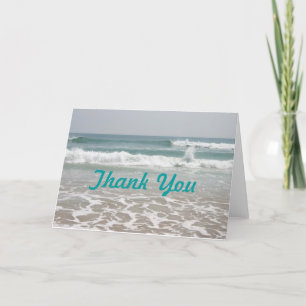 Carte De Remerciements Ocean View Thank You Card