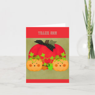 Carte De Remerciements Octobre Halloween Cute Wedding shower