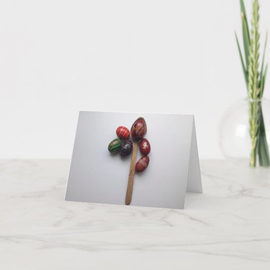 Carte De Remerciements OEufs de Pâques (Devant)