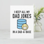 Carte De Remerciements Officiellement papa plaisante (Debout devant)