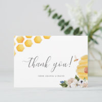 Oh Babee Aquarelle Abee Baby shower floral jaune 