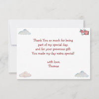 Oh comment le temps vole rétro avion garçon annive