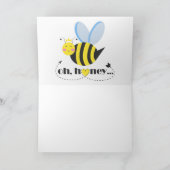 Carte De Remerciements Oh Honey Valentines reine Bee caractère avec tiara (Intérieur)