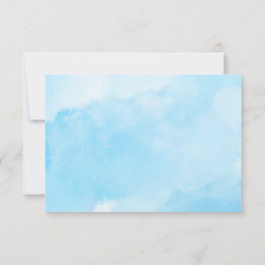 Carte De Remerciements Oh mon garçon ballon vert baby shower eucalyptus (Dos)