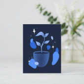 Carte De Remerciements Oh si bleu (Debout devant)