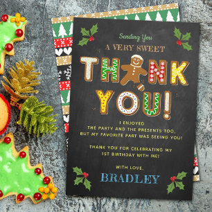 Carte De Remerciements Oh, Snap ! Gingerbread Cookie N'importe quel âge A