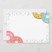 Carte De Remerciements Oh What Fun Sweet Donuts Anniversaire Photo (Dos)
