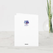 Carte De Remerciements Oie et gâteau d'anniversaire mignonne orignal (Dos)