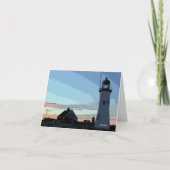 Carte De Remerciements Old Scituate Lighthouse—merci (Devant)