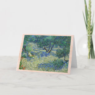 Carte De Remerciements Olive Orchard, Vincent van Gogh