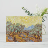 Carte De Remerciements Olive Trees par Vincent van Gogh (Debout devant)