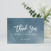 Carte De Remerciements Ombre Rien De Fancy Just Love Brush Typographie (Debout devant)