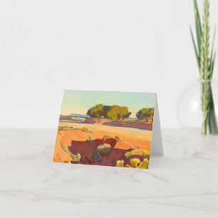 Carte De Remerciements Ombres sur Short Creek par Maynard Dixon