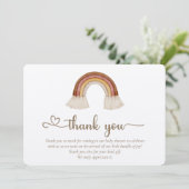 Carte De Remerciements On peut à peine attendre Boho Jouet (Debout devant)