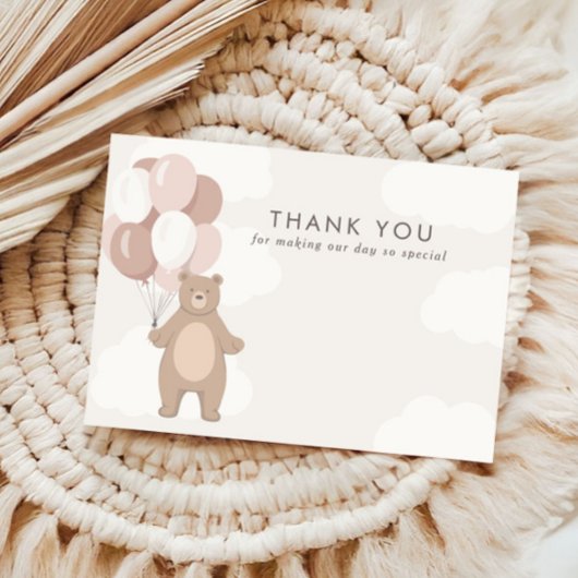 Carte De Remerciements On Peut Attendre | Filles roses