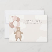 Carte De Remerciements On Peut Attendre | Filles roses (Devant)