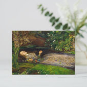 Carte De Remerciements Ophélie par John Everett Millais (Debout devant)