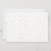 Carte De Remerciements Or "Merci d'être ma servante d'honneur" (Dos)