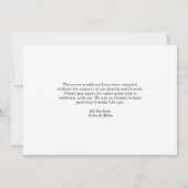 Carte De Remerciements Oranges et citrons d'aquarelle Mariage d'été (Dos)